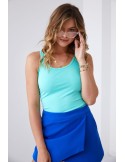 Top dama din bumbac neted, menta 2308 - Magazin online - Boutique